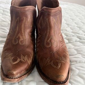 Dixon X Toe Western Boot, brown